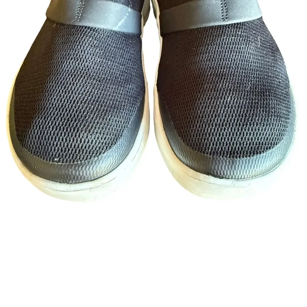 OOFOS Women's OOmg Fibre Low Black Slip On Recovery Shoes Comfort Walking- Sz 41